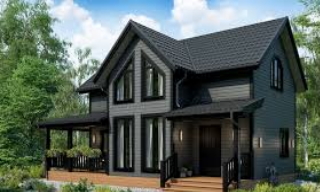 Проекты каркасных домов с террасой от 3554 рублей | Строй-Кмв